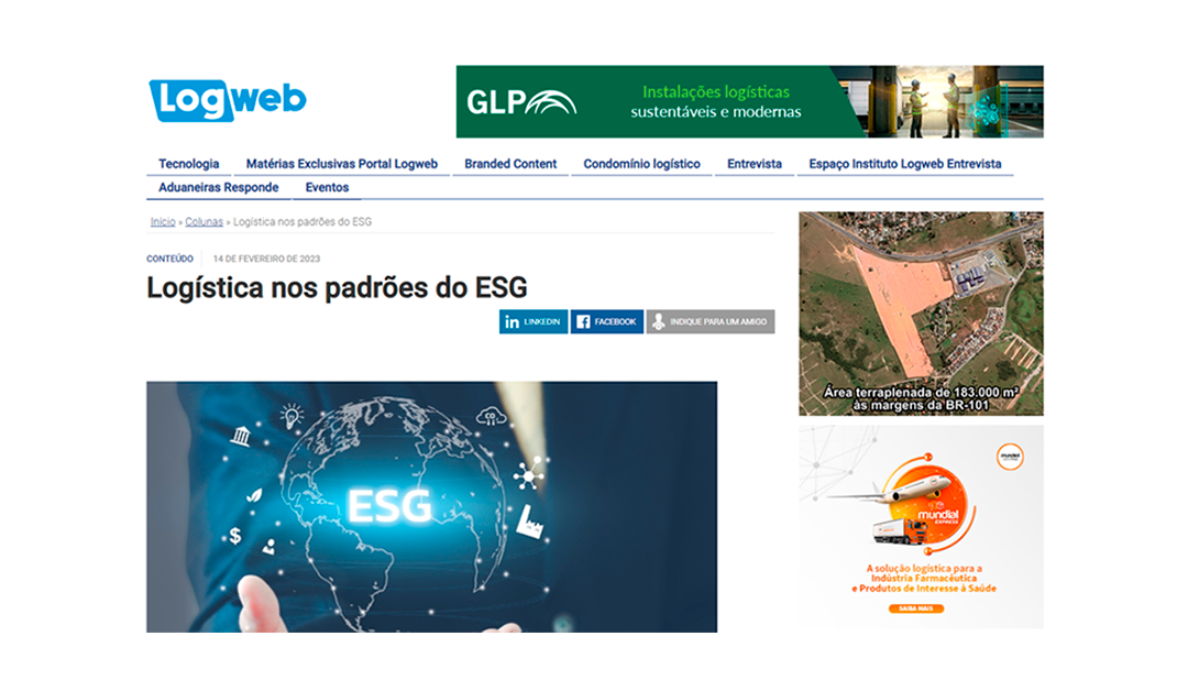 LogWeb – Logística nos padrões do ESG