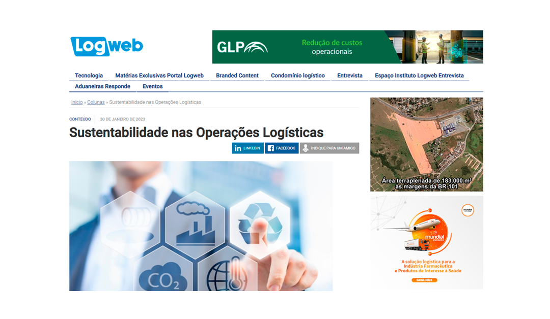 LogWeb – Sustentabilidade nas Operações Logísticas